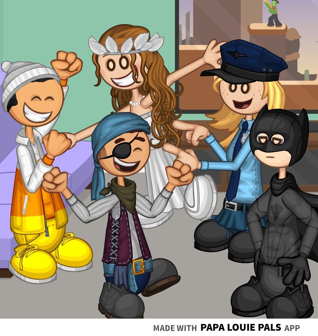 ChloeKapers's tweet photo. I made my version of KCP participants instead of @UTSunstar202X's too.
Juliet as White Swan
Truffle as Batman
Rals as Candy Corn
Elise as Police Officer
Butch as Pirate
#PapaLouiePals #HalloweenParty #Juliet #Truffle #Rals #Elise #Butch #Halloween2023 https://t.co/jHsP2OQDxd