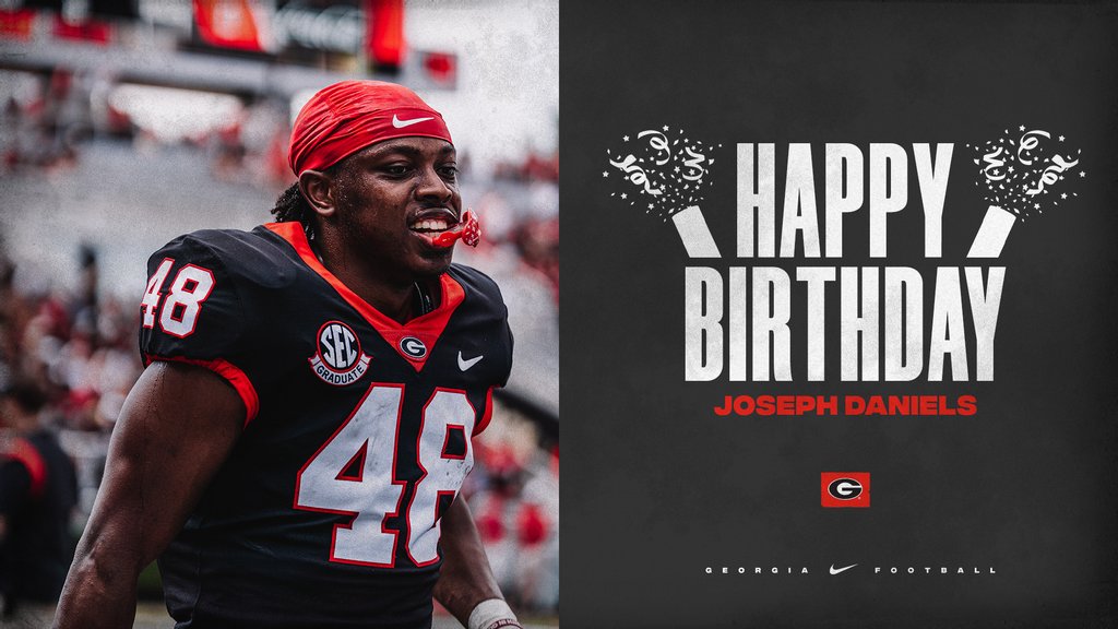 Happy Birthday, @iamJoDaniels !! #GoDawgs