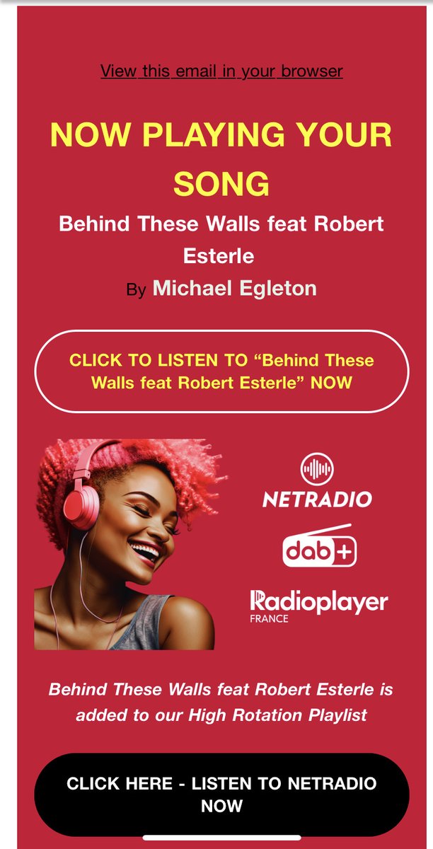 Big ups to Net Radio for the HEAT with  Behind These Walls feat the great Robert Esterle on Sax. Produced by Wes McCraw, Creekside Audio, Norton, Ohio and Sam Haygood, N-Da-Groove Productions, Atlanta, GA. for Michael Egleton Music and That’s Alright the Rewind.