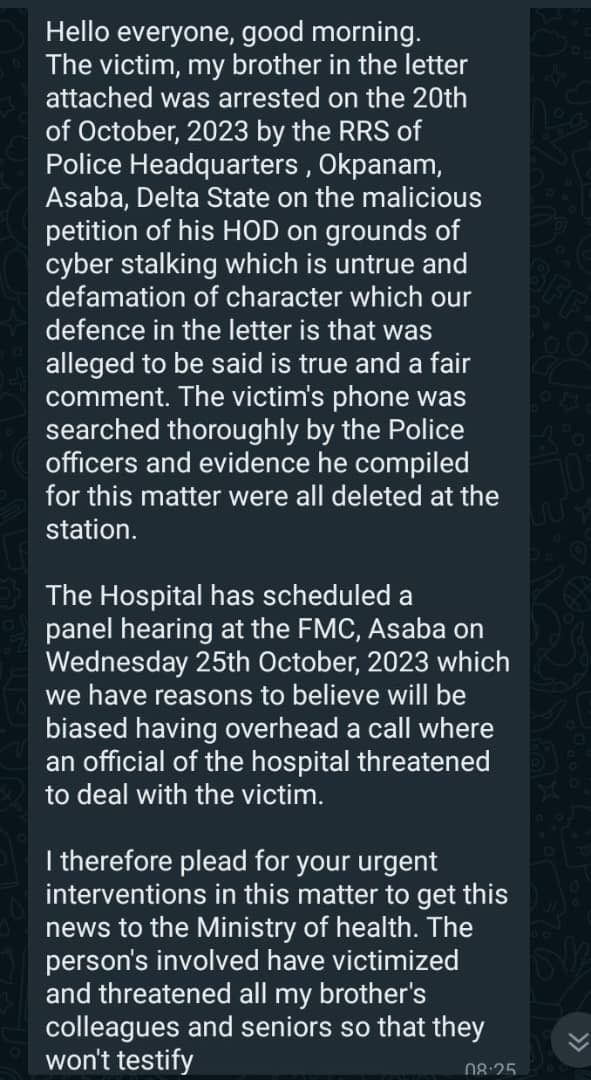 DimmySofly's tweet photo. Modern day slavery at physiotherapy department, FMC Asaba 
@Gistloversblog1 
@ArikAirrrr 
@JackieLoby 
@ifeanyi_zette 
@Malijay_ 
@thecsp 
@Ngalaa_kwesili 
@Nnedimma17 
@MRTBNigeria 
@ns_physio 
@hrw 
@FmcAsaba https://t.co/yPYXDonZgt