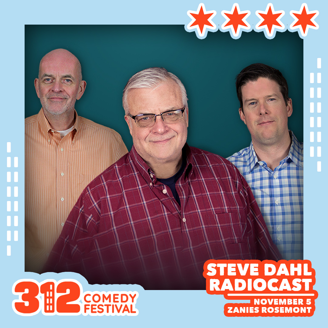 🎙️ 312 COMEDY FESTIVAL SHOW
Broadcasting legend turned Podcaster <a href="/SteveDahlShow/">The Steve Dahl Podcast</a> is bringing his hit show The Steve Dahl Podcast to Zanies for one night only on November 5! Grab your tickets to this <a href="/312ComedyFest/">312 Comedy Festival</a> event while you can, Chicagoland--> bit.ly/312FEST_Dahl