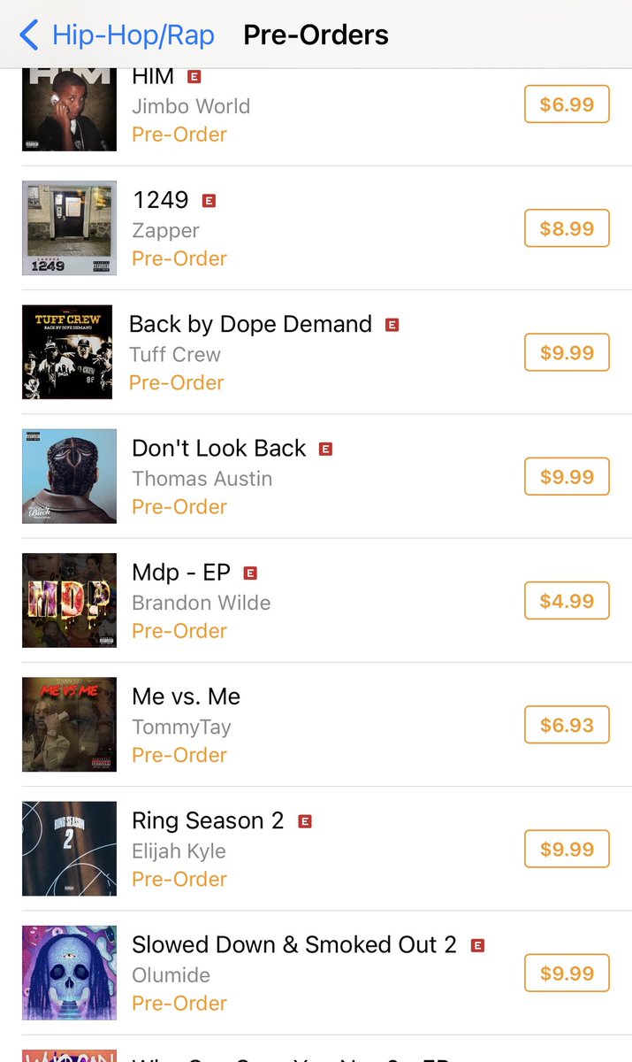 elijahkylemusic's tweet image. We’re moving up the preorder charts, tag me if you preorder and I’ll be sending everyone who does an unreleased song today 🏆🏆