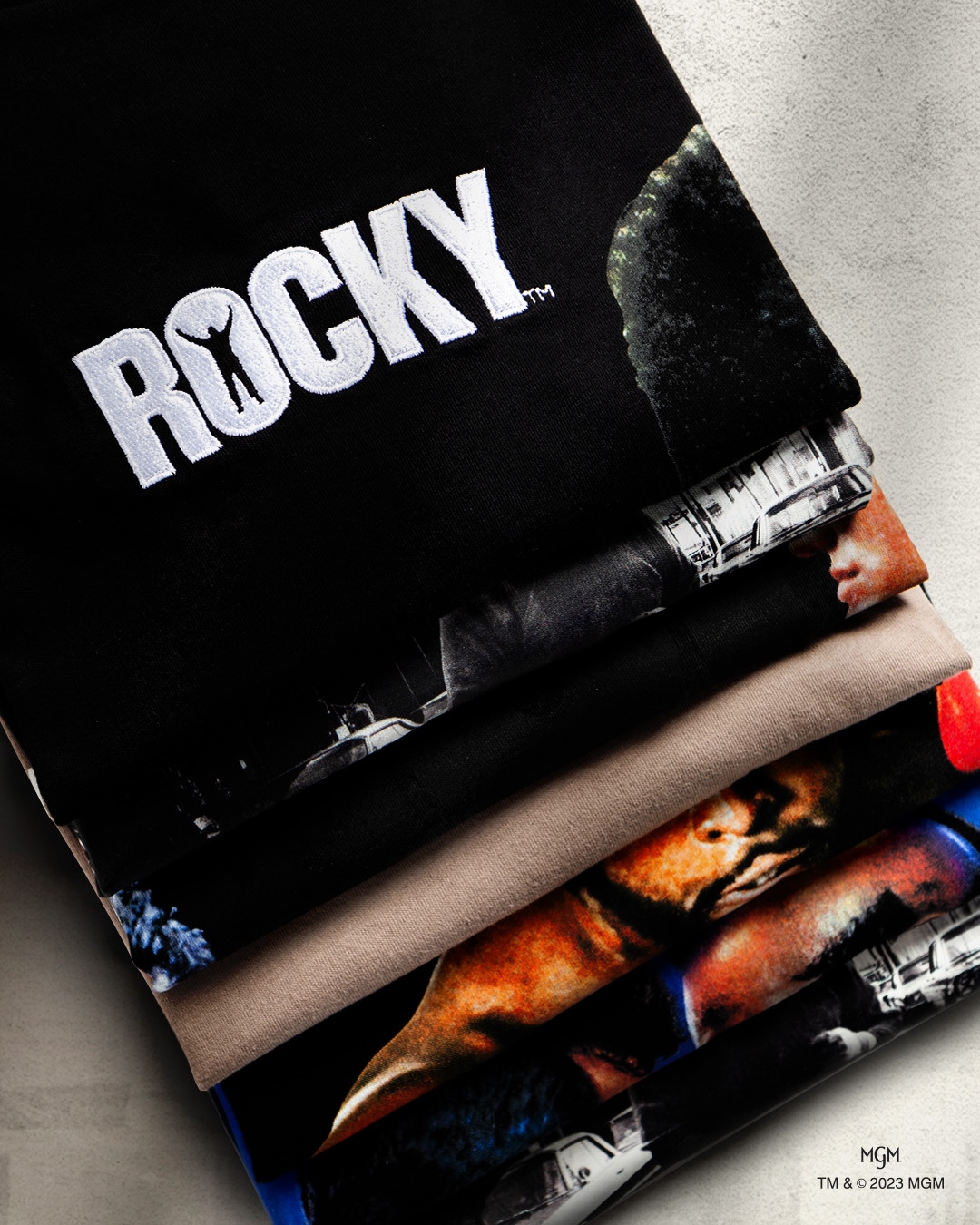 Camiseta rocky online pull and bear
