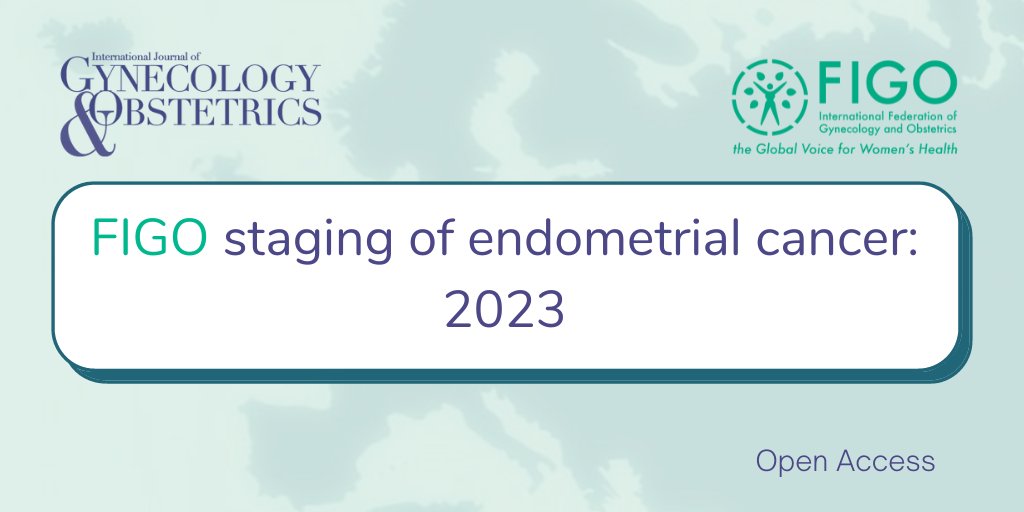 IJGOLive's tweet photo. #TrendingArticle #MostDownloadedPaperof2023

FIGO Endometrial Cancer Staging subcommittee provides essential updates to facilitate evidence-based treatment recommendations and collection of outcomes. 

Read now: https://t.co/x95yTXdfFG https://t.co/yZAgBUVkJ4