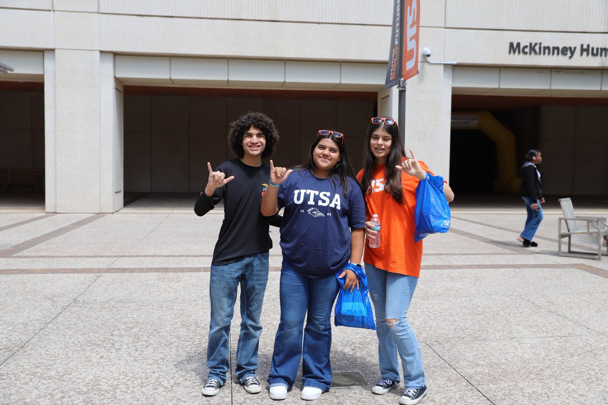 Rise and shine, future Roadrunners, it's time for UTSA Day! 🥳

Join us starting at 11am today for a peek of life as a Roadrunner. 🧡 💙 

RSVP now: bit.ly/2l3JCmG

#UTSA #UTSADay