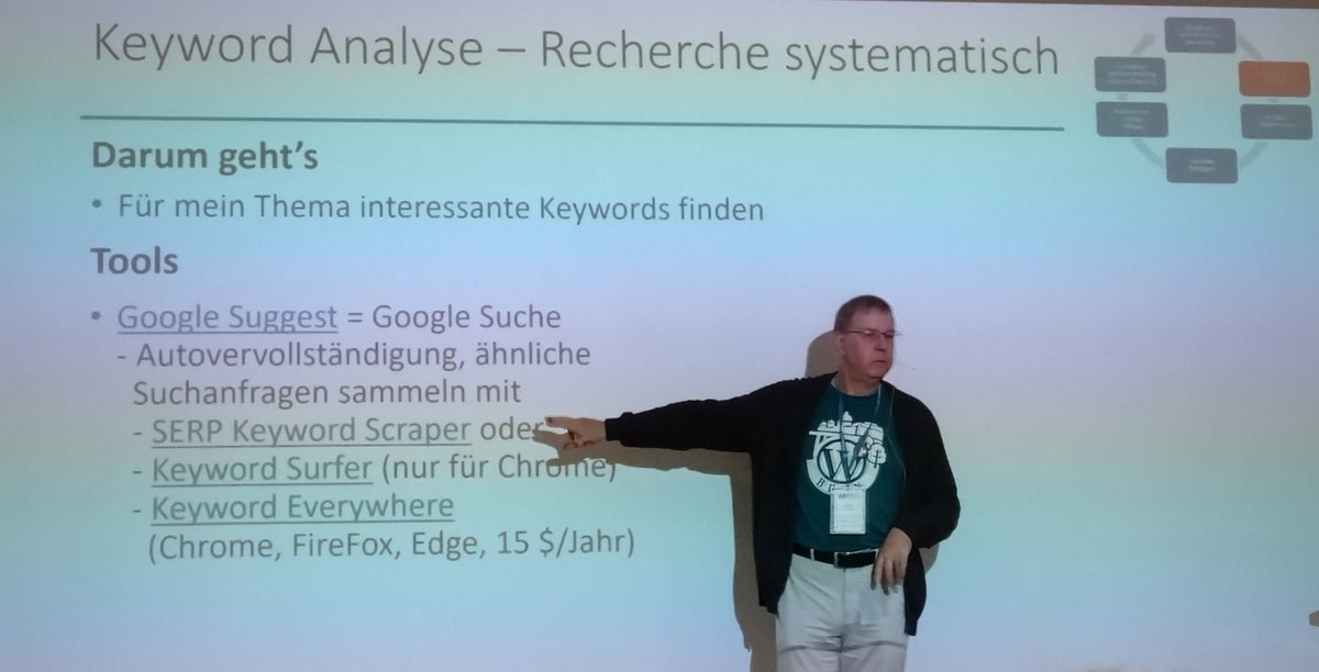majehle's tweet photo. Seo-Tools für kleine Budgets, ein klasse Talk von Gerd Zimmermann am #WCDE23 https://t.co/ij67zFhU38 https://t.co/jFOcpBIXSU