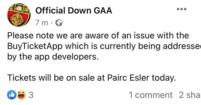 Kilclief GAC tweet media