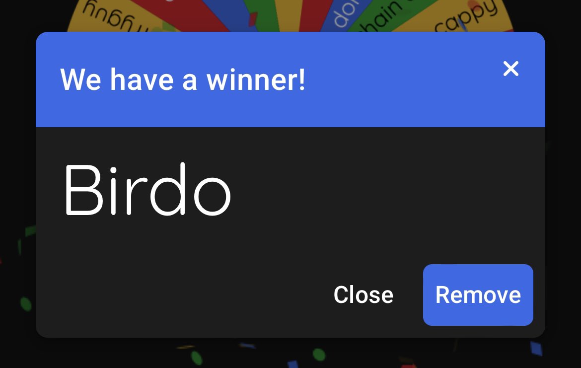 marionites's tweet photo. On the ninth word, we have BIRDO as the word chosen. Dont lose hope yet! https://t.co/sj3wAY4ttj