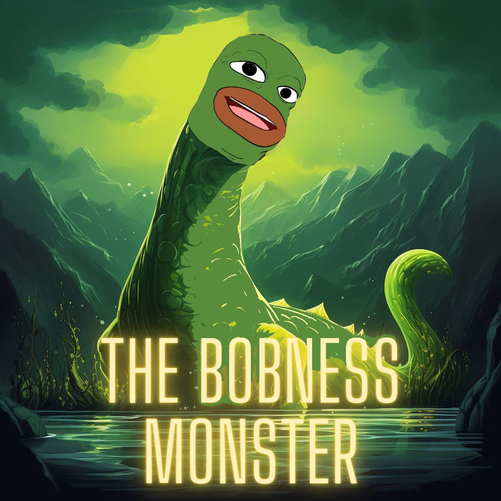 IndividualPira1's tweet photo. Did I wake up to the #Bobnessmonster revealing itself today?  The #Bobnessmonster is a mythical creature who wants #threefiddy trillion $BOB and won't back down to mere impossibilities. *Credit to @Toughnumber53 for this #art https://t.co/eDNbm3ZXGi
