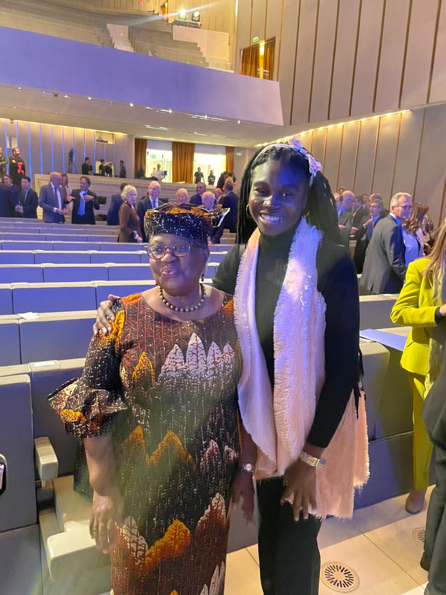 ToyinTella's tweet photo. Today, at the opening ceremony of the academic year in my school @Unibocconi, I had the privilege to meet and converse with the wonderful @NOIweala. It was a reminder that African women can reach any heights they want. https://t.co/ArktqQuI6B
