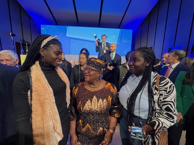 ToyinTella's tweet photo. Today, at the opening ceremony of the academic year in my school @Unibocconi, I had the privilege to meet and converse with the wonderful @NOIweala. It was a reminder that African women can reach any heights they want. https://t.co/ArktqQuI6B