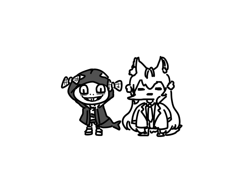 博衣こより 「」|ギ酸のイラスト
