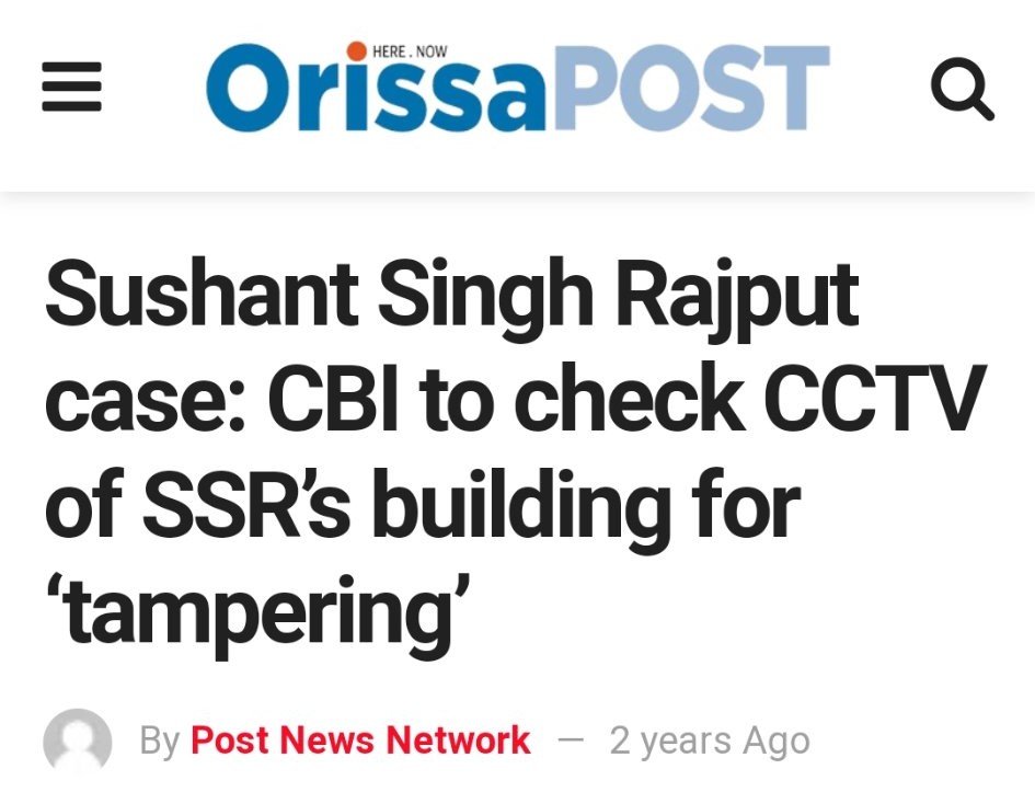 Give vast CCTV network in Mumbai, surely this aided CBI to create precise timeline of events that took place to and from Mount Blanc between 8th-14thJune2020

@CBIHeadquarters 

#SushantSinghRajput
#JusticeForSushantSinghRajput

Many Irregularities InSSRCase