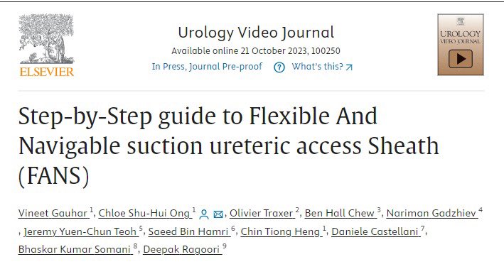 ๐ฟ๐๐๐ฅ๐๐ ๐๐๐๐ค๐ค๐ง๐ (@drragoori) on Twitter photo A video guide to new age concepts of suction and flexible UAS in RIRS <a href="/urovidjournal/">Urology Video Journal (UVJ)</a> <a href="/ainuindia/">Asian Institute of Nephrology and Urology</a> <a href="/usioffice/">Urological Society of India ๐ฎ๐ณ</a> <a href="/YouthUSI/">YOUsi</a> <a href="/Endo_Society/">Endourological Society</a> <a href="/Uroweb/">European Association of Urology (EAU)</a> <a href="/CAU_URO/">Confederaciรณn Americana de Urologรญa (CAU)</a> <a href="/AmerUrological/">Amer. Urol. Assn.</a> <a href="/JustineShi_js/">@ClearPetra-Well Lead</a> <a href="/SIU_urology/">SIU-Urology</a> <a href="/endouroacademy/">Endourology Academy</a> <a href="/eau_yuo/">EAU Young Urologists</a> <a href="/DocGauhar/">DrG</a> ๐๐ผClick the link
authors.elsevier.com/sd/article/S25โฆ A video guide to new age concepts of suction and flexible UAS in RIRS <a href="/urovidjournal/">Urology Video Journal (UVJ)</a> <a href="/ainuindia/">Asian Institute of Nephrology and Urology</a> <a href="/usioffice/">Urological Society of India ๐ฎ๐ณ</a> <a href="/YouthUSI/">YOUsi</a> <a href="/Endo_Society/">Endourological Society</a> <a href="/Uroweb/">European Association of Urology (EAU)</a> <a href="/CAU_URO/">Confederaciรณn Americana de Urologรญa (CAU)</a> <a href="/AmerUrological/">Amer. Urol. Assn.</a> <a href="/JustineShi_js/">@ClearPetra-Well Lead</a> <a href="/SIU_urology/">SIU-Urology</a> <a href="/endouroacademy/">Endourology Academy</a> <a href="/eau_yuo/">EAU Young Urologists</a> <a href="/DocGauhar/">DrG</a> ๐๐ผClick the link
authors.elsevier.com/sd/article/S25โฆ