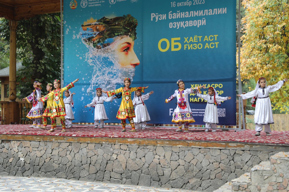 WFP celebrated #WorldFoodDay2023 in the Botanical Garden of @Dushanbe. The event was conducted in partnership with FAO.