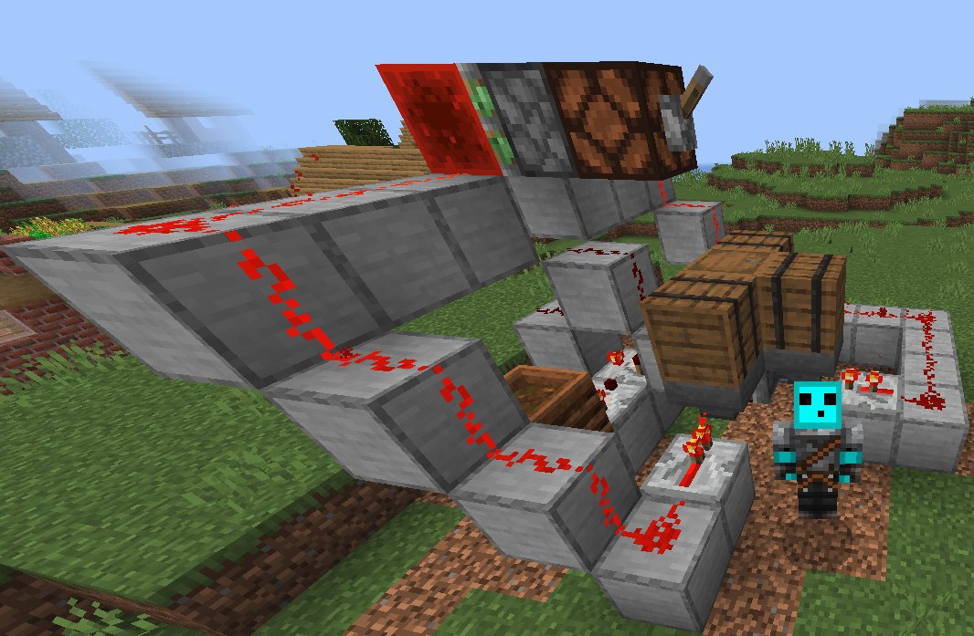 BluediasDb's tweet photo. Functional same item 3 slot crafter (fast)
Credit to Rays Works for the original design which I tweaked to go 3 times as fast - altho its more ugly and chunky now
(It works with more slots aswell..)
#minecraft #crafter #Redstone https://t.co/omfOlezMEu