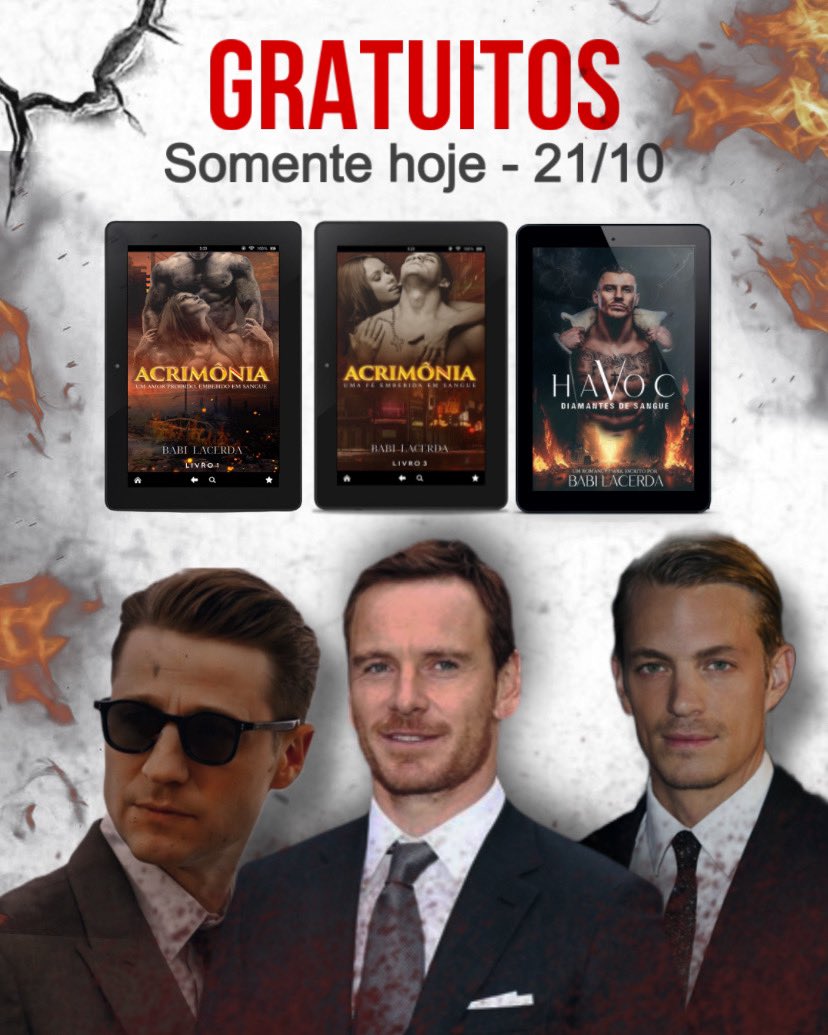 babillacerda's tweet photo. GRATUITOS DE HOJE 🔥

Leiam as notas de autora ⚠️

Acrimônia 1

https://t.co/BlpsGuoCLV

Acrimônia 2

https://t.co/sR5meAZN3G

Havoc

https://t.co/Bp7nNeSn9E https://t.co/eRXR0OrkW3