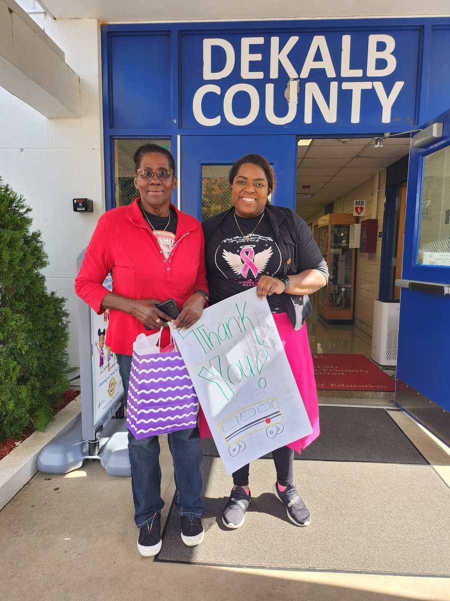 PrincipalDrH's tweet image. Still thanking our amazing #busdrivers!! We appreciate their dedication,  positivity, and being an asset to our school family ❤️. @Drive4DeKalb #ilovedcsd @WEWildcatNation