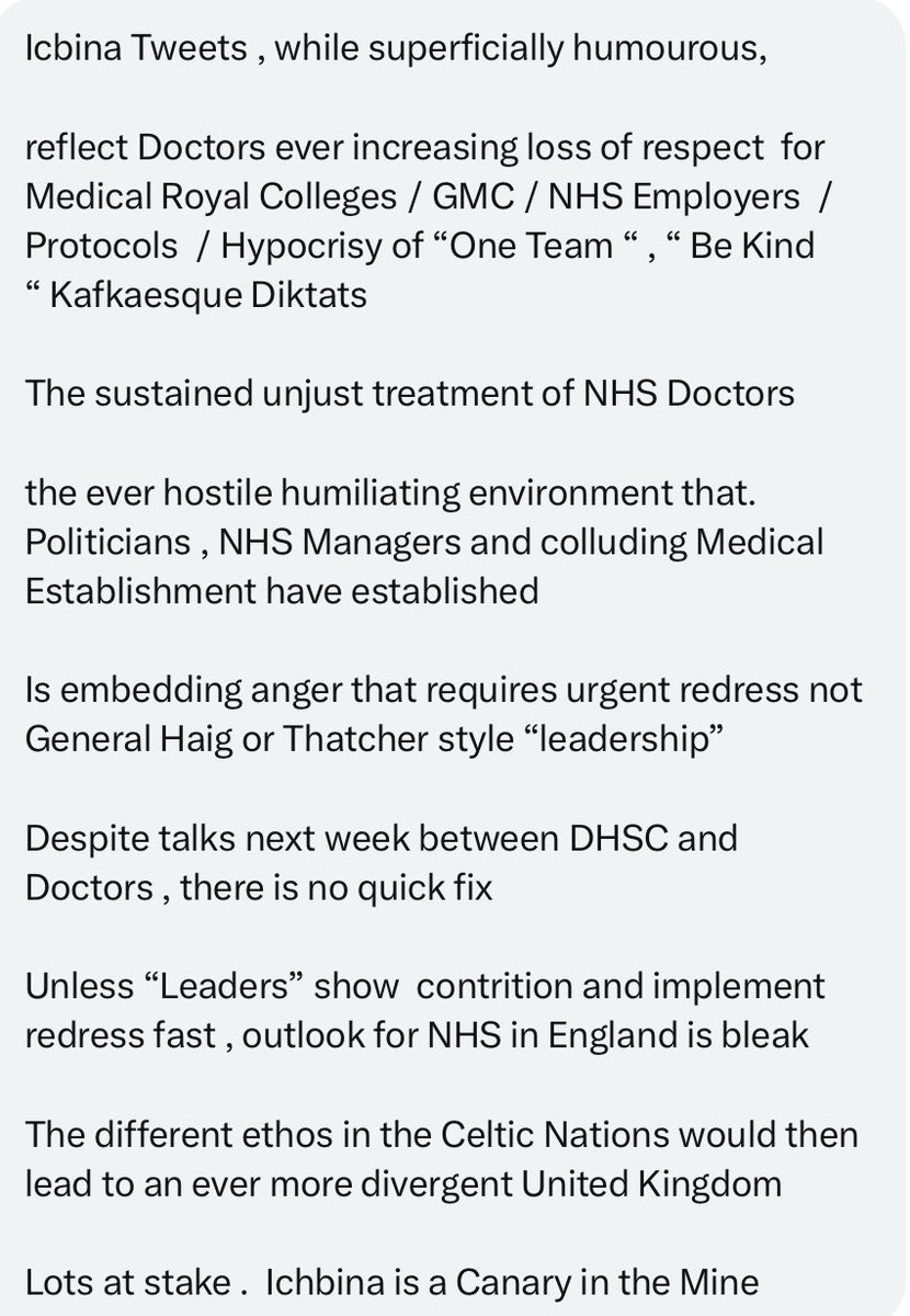 AlisonGeorge10's tweet image. ‘Hostile environment’ sums it up perfectly Richard 🔥

I’ve never known it so bad!

Why should those working here want to stay &amp;amp; why would any in Oz/NZ etc wish to return?

NHS Drs are an invaluable human resource &amp;amp; should be treated as such.

#LongTermWorkforcePlan
#SOSNHS🚨