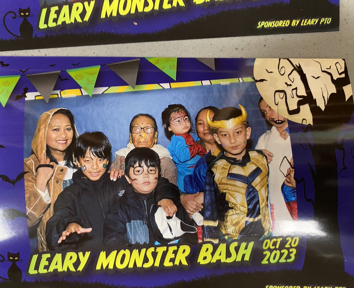 Monster Bash Madness, in the best possible way, at Leary Elementary School: Donut eating contest, Dancing with DJ Dracula, Face painting, Photo Booth, an all around Funtastic night!💚💛🦁#youbelonghere <a href="/DrBarbaraMullen/">Barbara MullenPhD</a> <a href="/RHCometKudos/">RH Comet Kudos</a>