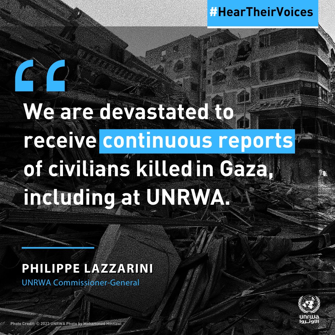 To date, 17 of our @UNRWA colleagues have been confirmed killed in this vicious war in #Gaza Very sadly, the actual numbers are likely to be higher. Some of our staff were killed with their families while sleeping in their beds at home. unrwa.org/newsroom/offic…