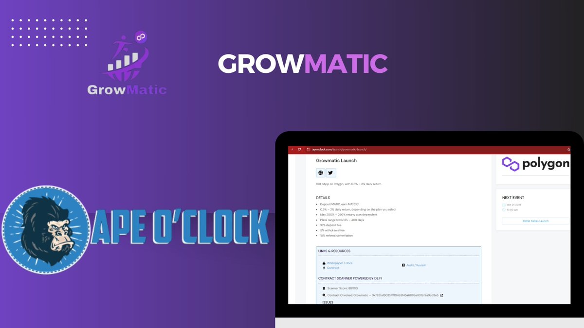 Growmatic_'s tweet photo. Uncover payment trends with Growmatic at https://t.co/PBFPpiPH69. Stay ahead in the digital world

https://t.co/tY6BueZtss 

🕸️web - https://t.co/gduzlsVaNd

📞Telegram - https://t.co/kIRDcIzVzJ

#apeoclock #growmatic_ #MATIC #Trending #investing https://t.co/636bufUIVv