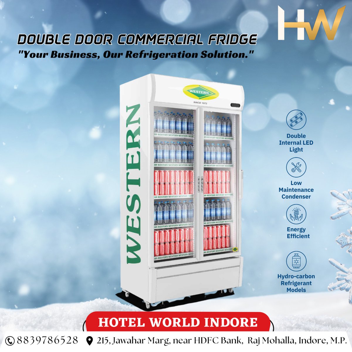 Your Business,Our Refrigeration.
Hotel world has bring Double door commercial fridge for you.
.
.

.
.
.
#HotelWorld #CommercialFridge
#RefrigerationSolutions
#DoubleDoorFridge
#CoolingInnovation
#HotelAppliances
#BusinessCooling
#FreshIsBest
#Hospitality
#FridgeUpgrade