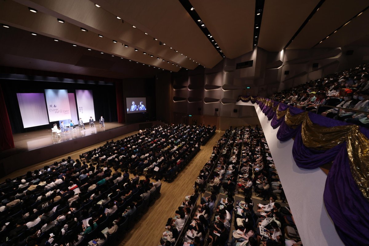 CUHKofficial's tweet photo. #CUHK held its #InformationDay for #UndergraduateAdmissions today (21 October), drawing more than 60,000 visitors to the #campus, many of them secondary school teachers, students and parents. Highlights of today’s event: https://t.co/DHefUSjltF https://t.co/5XLmu8oKnC