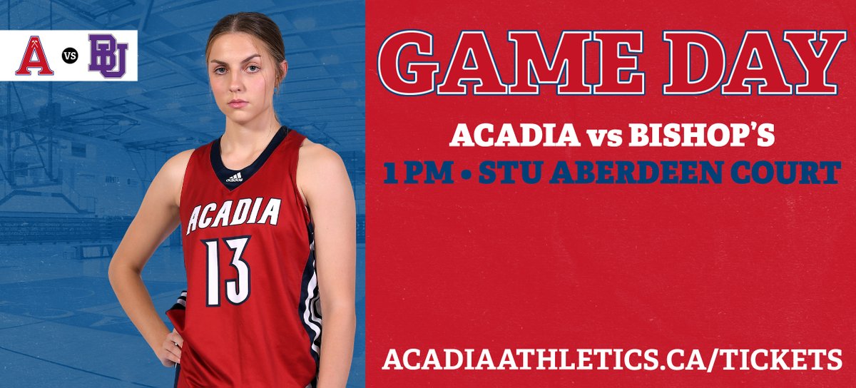Acadia Athletics (@acadiaathletics) on Twitter photo 🏀 EXHIBITION GAME DAY
🆚 <a href="/BishopsGaiters/">#GaiterNation</a>
📍 Stu Aberdeen Court
⏰ 1 PM
🎟️ acadiaathletics.ca/tickets 🏀 EXHIBITION GAME DAY
🆚 <a href="/BishopsGaiters/">#GaiterNation</a>
📍 Stu Aberdeen Court
⏰ 1 PM
🎟️ acadiaathletics.ca/tickets