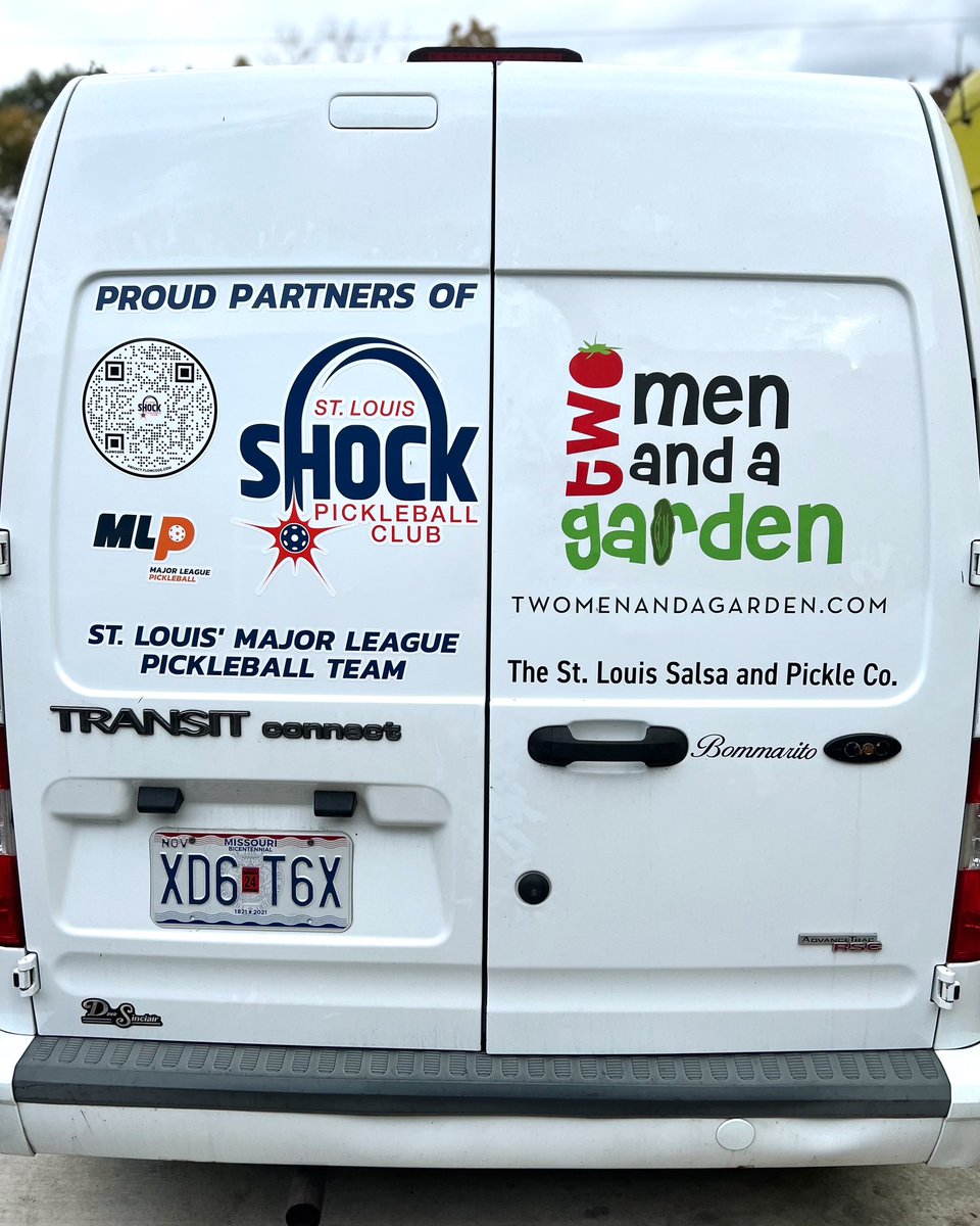 stlshockmlp's tweet image. Catch us rolling around St. Louis on our partner @2MenSalsa ‘s delivery van! 

Scan the QR Code to learn more about the Shock and exclusive offers for merchandise, and check out 2 Men and a Garden for the best fresh salsas, pickles, and more in STL! 🙌