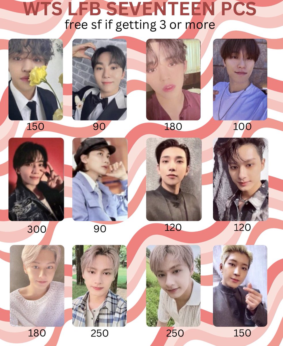 lurnnnjx's tweet photo. up ! 

payo / 5 days dop  
↪︎ dm/reply to claim !

t. scoups jeonghan joshua jun wonwoo woozi the8 dk seungkwan dino fml carver fts pobs fs pc https://t.co/YHh7A4CT43