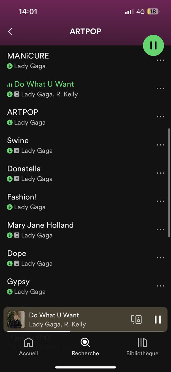 Cesarbluez's tweet image. Do What U Want by Lady Gaga is on Spotify 😭😭
Literally dying and travelling to 2013! At the sime time… 🙊 #Artpop #ARTPOPACTII