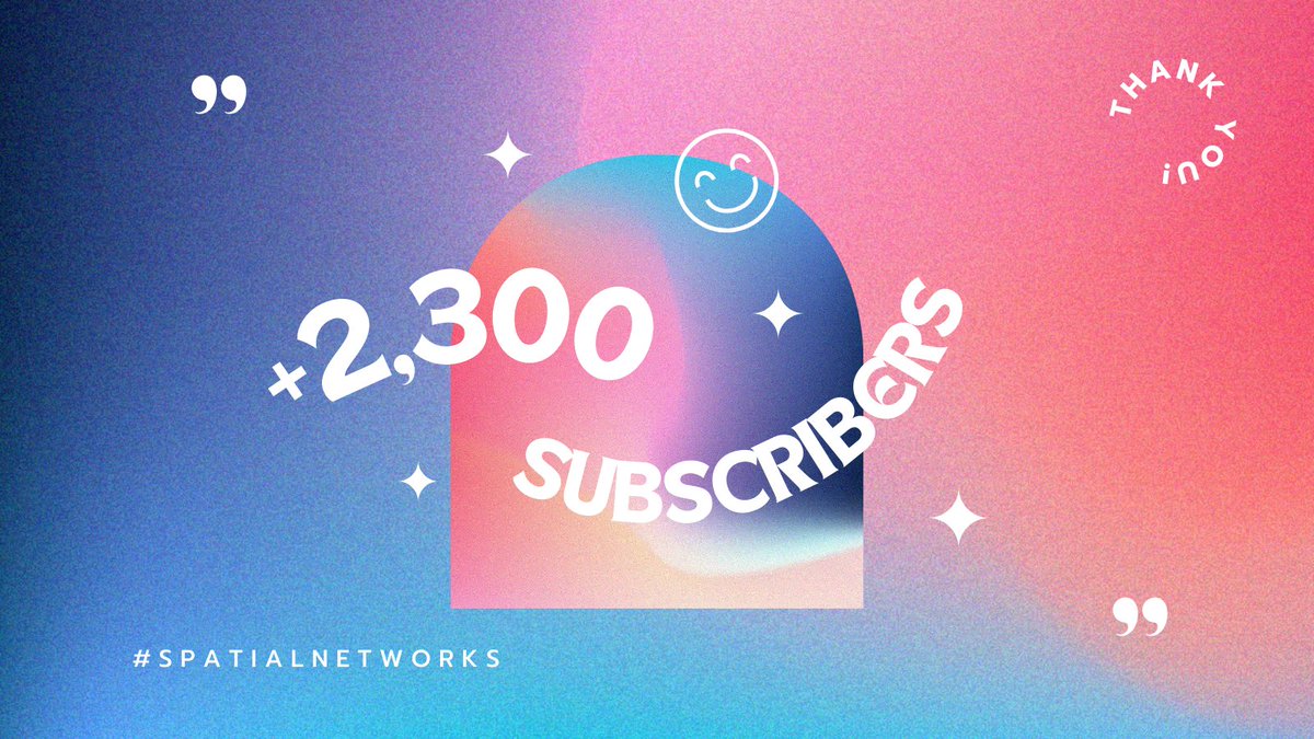 AndyFidel_'s tweet image. 💫 Diving into #SpatialNetworks, the next frontier of social media where we immerse, connect, &amp;amp; share! bit.ly/spatialnetworks #socialVR  

Since its launch in May 2023, I&apos;ve welcomed +2,344 subscribers to my newsletter. A heartfelt THANK YOU to each one of you for joining this…