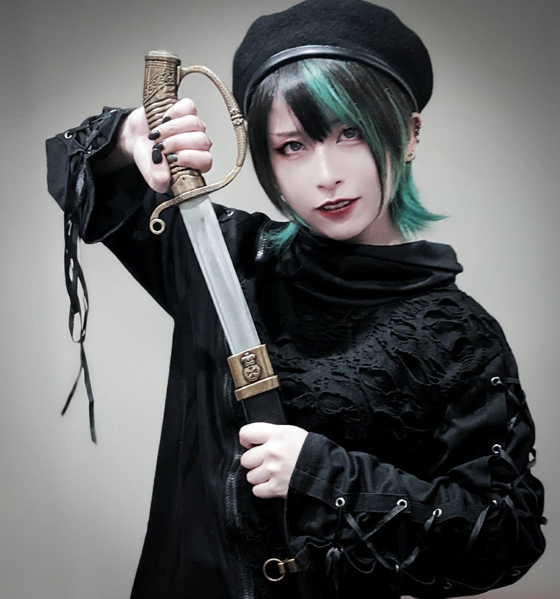 A9566□AP STUDIO ワイド イージー パンツ ブラック 36-