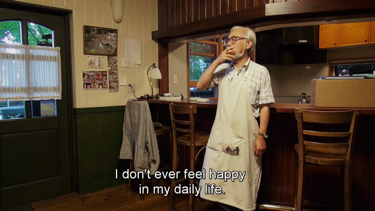 TheCinesthetic's tweet photo. mood: hayao miyazaki in the studio ghibli documentary https://t.co/f2Gw6VXAO2