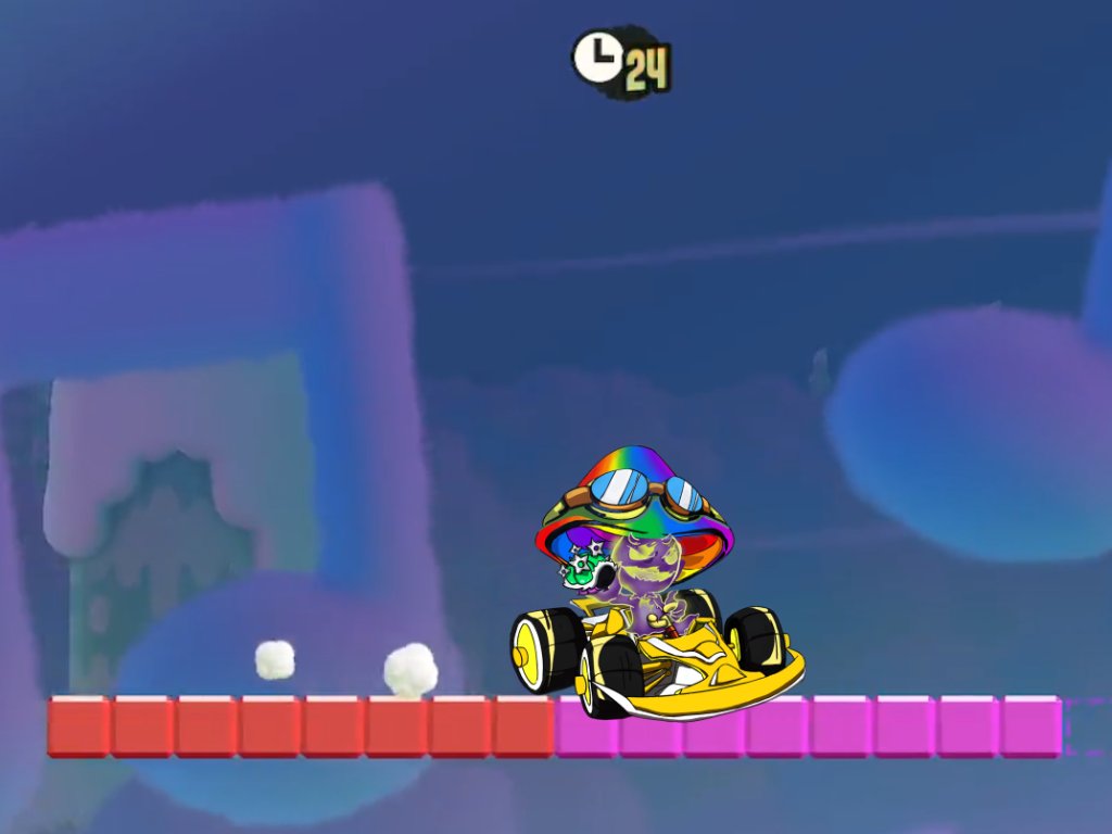 People are excited for 2D Mario, early games nostalgia is real... 🕹

Our game is so old-school it's text-based ;)

Holders competed for <a href="/OwnersClubGG/">Owners Club</a> and @the_lasthaven WL spots in our discord-based races this week 🍄🏎️💨
