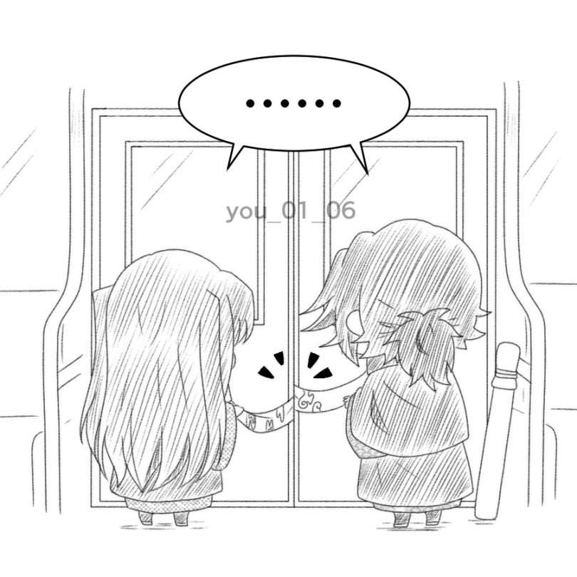 🌊「……。」 
🌫「……。」
2⃣ 