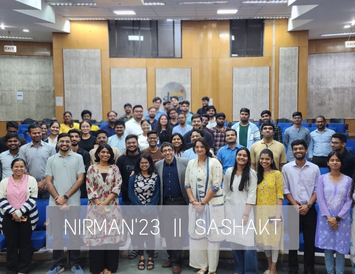 ecom_dmsiitd's tweet photo. π Inspiring wisdom from Mr. Sandeep Kochhar , CEO of @blewminds , at the Sashakt #Entrepreneurship Committee's Nirmaan Series! π Unforgettable insights on #business, #marketing, and human #psychology. Thank you for joining us at DMS, IIT Delhi! #DMSIITD #IITDelhi https://t.co/lWrDqUGGbH