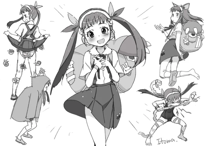 文字なしバージョンです!!
 #物語シリーズ #イラスト #illustration 
