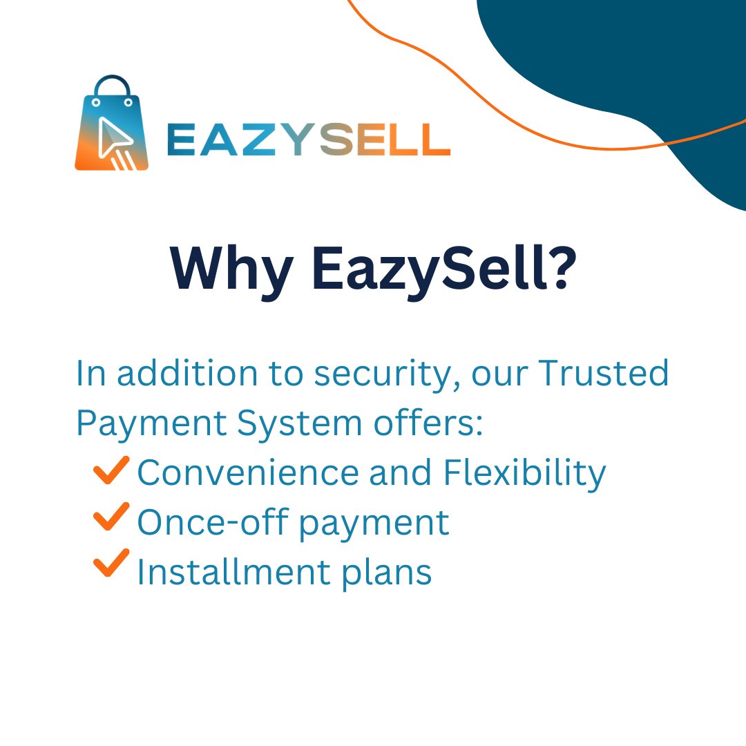 EazySell_'s tweet image. Discover Why We're Your Trusted Choice!🔒At EazySell, we offer robust security features. Rest easy, knowing that we're dedicated to providing a safe and secure environment. Your protection is our commitment. 💼💰🤝 
#EazySell #Trustworthy #PreLovedItems #listings #FlexiPay