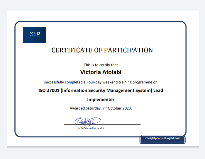 Dvickieafolabi's tweet photo. Another level of growth attained in the cyber security field. Thank you so much uncle @mr_sholape for all you do Sir. I'm so grateful for always Sir. Ma'am @sisinerd thank you the constant push to do more, I'm so grateful Ma'am. Uncle Muyassar I can't thank you enough Sir. https://t.co/E3q9BKqgSv