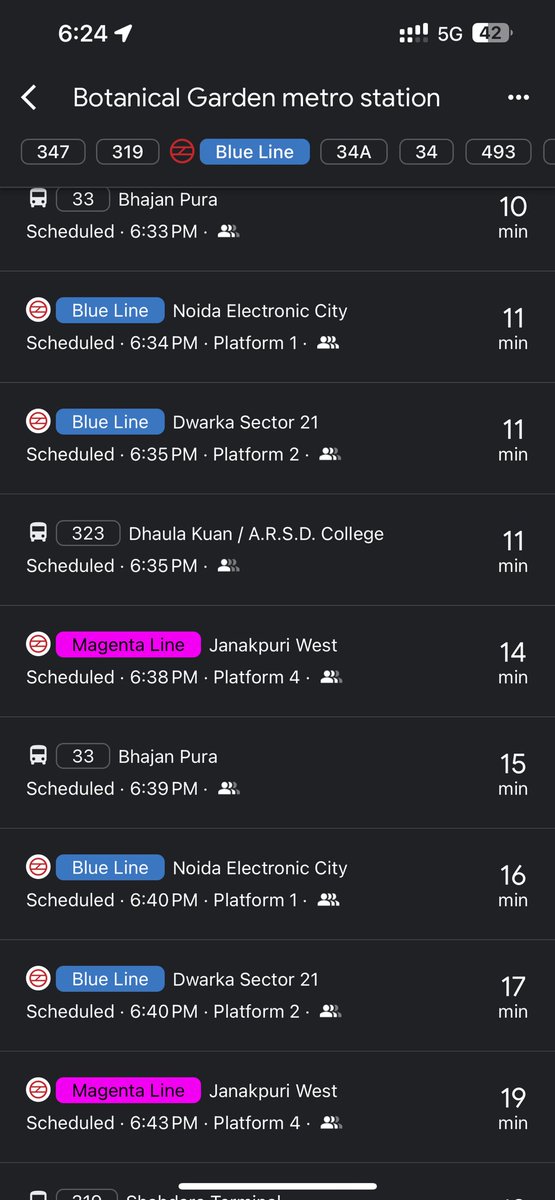 Prateek54075993's tweet photo. @OfficialDMRC 

Botanical Garden, being one of the most busiest interchange metro station continues to have 5-6 minute frequency during peak hours. 
I've seen people fainting in metro due to suffocation at this station in last one month. 
It's high time, kindly raise the concern! https://t.co/pVpaviuUJG
