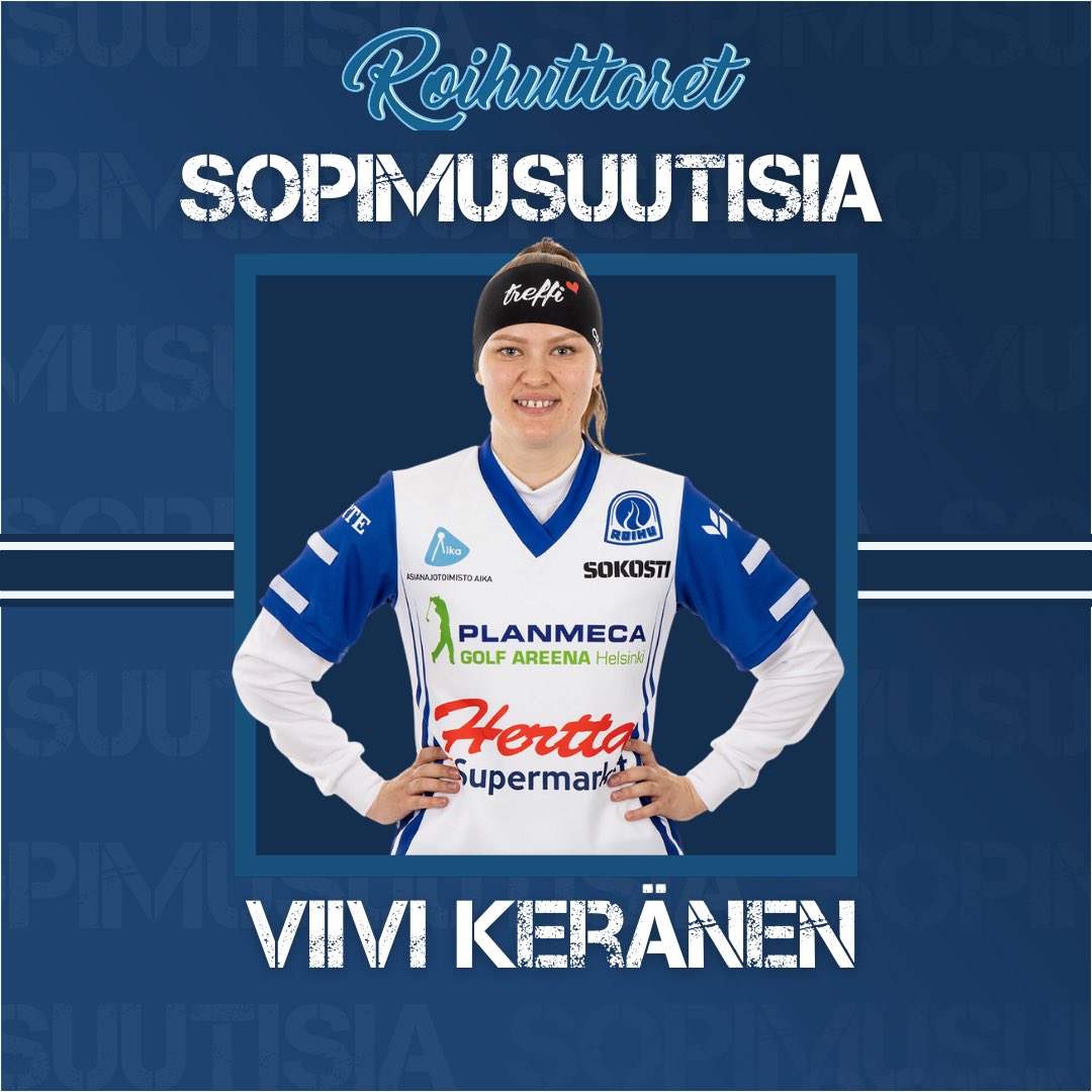 🔥Lisää sopimusuutisia🔥

Meille jo tuttuja pelaajia nähdään pelaamassa myös ensi kesänä, kun Salli Palola, Neea Nuikka, Peppi Tuominen ja Viivi Keränen pukevat Roihuttarien peliasun päälleen myös ensi kesänä 💙

#pesis #superpesis #roihuttaret