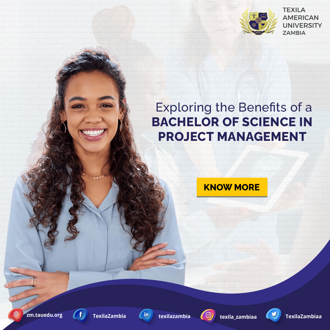 TexilaZambiaa's tweet image. A Bachelor of Science degree in Project Management offers a plethora of advantages for those seeking a dynamic and rewarding career. 

Read more:  zm.tauedu.org/blog/bachelor-…

Enroll now: apply.tauedu.org/.../bachelor-o…

#Texila #TexilaAmericanUniversity #BScPrograms  #Zambia
