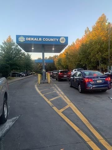 DKalbSanitation's tweet photo. Our Household Hazardous Waste event is underway! Not here yet? What are you waiting for? Safely disposal of your household hazardous items at our event from 8am to noon. https://t.co/pCwvpphy0K