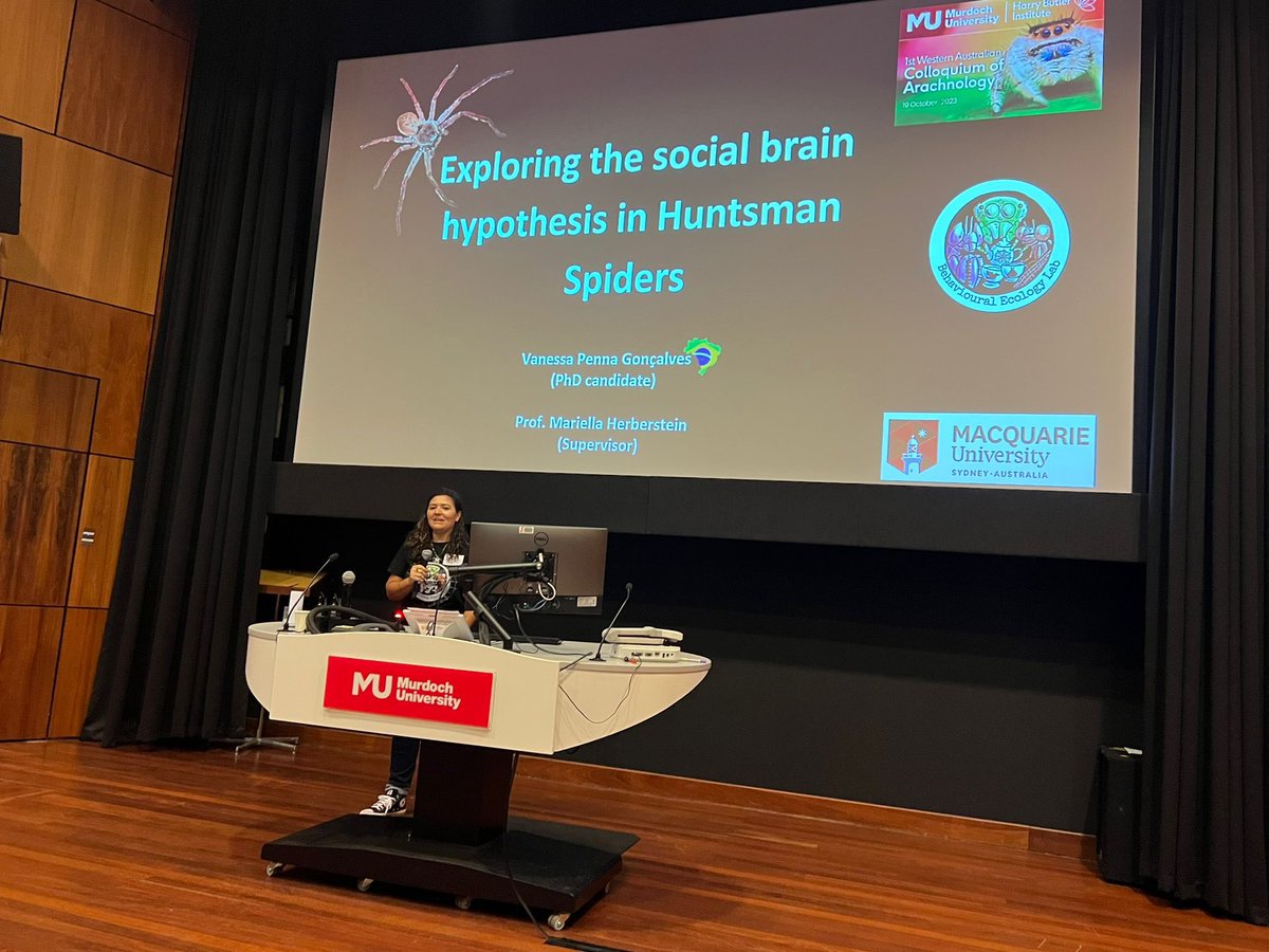 Such an honour to be invited to talk at the 1s Western Australian Colloquium of Arachnology 🕷️🕸️