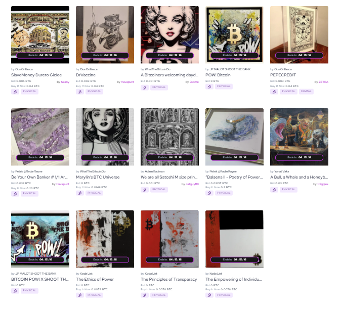 scarcedotcity's tweet photo. ⏳4 HOURS REMAIN⏳

The Bitcoin Art Gallery at 𝗟𝘂𝗴𝗮𝗻𝗼'𝘀 𝗣𝗹𝗮𝗻 𝗕 𝗙𝗼𝗿𝘂𝗺 2023

34 auctions showcasing stunning Bitcoin Art

https://t.co/LCN7fwkuRx

What to know into the close 👇 https://t.co/UFYVixSJrN