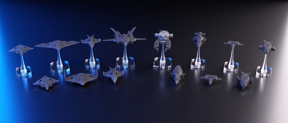 JRDesFab's tweet image. Introducing our new Diorama Kit releases for #CitizenCon2953!

From Drake Interplanetary:
🚀Cutter
🚀Vanguard
🚀Buccaneer
🚀Herald

From Aegist Dynamics:
🚀Sabre Raven
🚀Eclipse
🚀Avenger
🚀Vanguard

Build your #starcitizen fleet right at home - jrdf.sc/dioramas