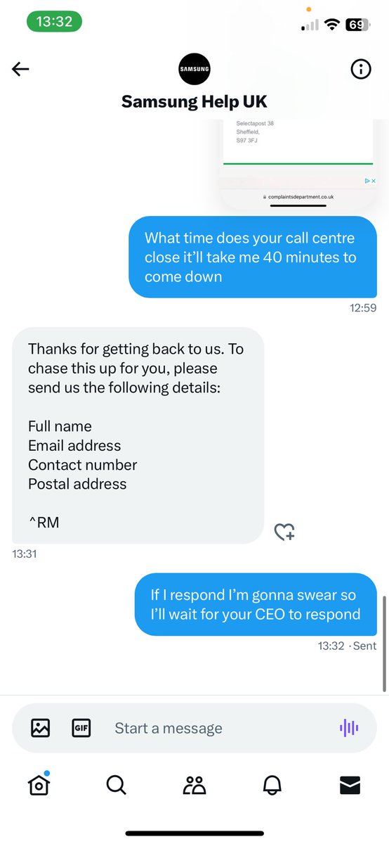 deleteduser2007's tweet photo. @SamsungHelpUK Stupid isn’t the word that describes these people https://t.co/U5TORXe42i