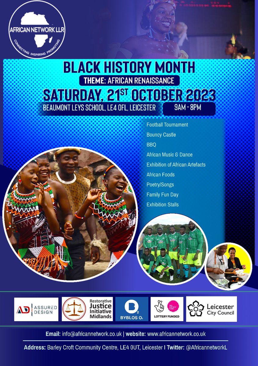 AfricanNetwork LLR (@africannetworkl) on Twitter photo All roads to Beaumont Leys School this afternoon as we mark Black History Month with a series of activities Funded by <a href="/BigLotteryRfnd/">Big Lottery Refund</a>, Supported by <a href="/CityMayorLeic/">Leicester City Mayor</a> <a href="/Rupert_Matthews/">Rupert Matthews</a> <a href="/LeicsPCC/">Leicestershire OPCC</a> <a href="/leicspolice/">Leicestershire Police</a> <a href="/denisyomi/">Dr Denis Tanfa</a> <a href="/AshieduJoel/">Ashiedu Joel PhD</a> All roads to Beaumont Leys School this afternoon as we mark Black History Month with a series of activities Funded by <a href="/BigLotteryRfnd/">Big Lottery Refund</a>, Supported by <a href="/CityMayorLeic/">Leicester City Mayor</a> <a href="/Rupert_Matthews/">Rupert Matthews</a> <a href="/LeicsPCC/">Leicestershire OPCC</a> <a href="/leicspolice/">Leicestershire Police</a> <a href="/denisyomi/">Dr Denis Tanfa</a> <a href="/AshieduJoel/">Ashiedu Joel PhD</a>